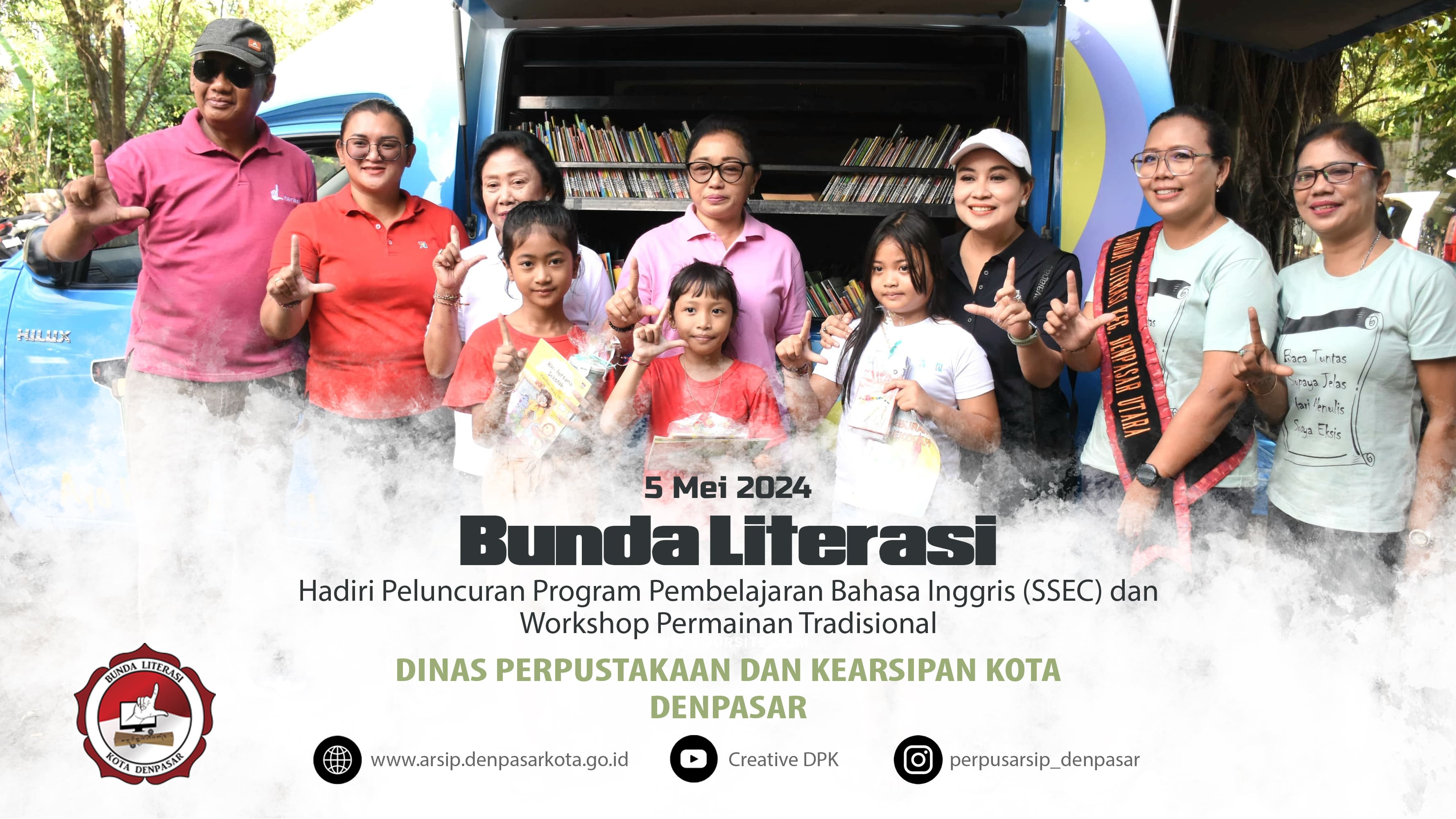 Peluncuran Program Pembelajaran Bahasa Inggris (SSEC) dan Workshop Permainan Tradisional